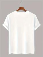 Camiseta de algodón con estampado en forma de corazón para hombre, camiseta informal, ligeramente elástica y transpirable, adecuada para verano al aire libre - details 2