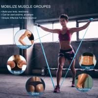 Yoga látex de estiramiento para principiantes entrenamiento de estiramiento para damas baile latino cuerda elástica bandas de resistencia - details 4