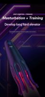 Leten Masajeador Eléctrico Juguete de Placer Sensual para Hombres Vibración Glándular Soplo Oral - details 2