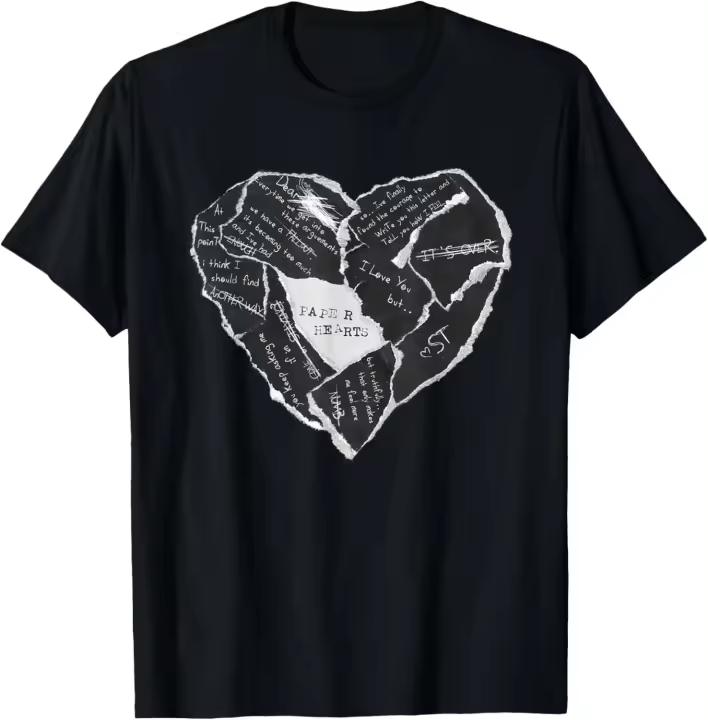 Merchandise-Camiseta de corazón de papel oficial - 1