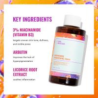 Good Molecules Niacinamide Brightening Toner - Tónico facial con niacinamida, vitamina C y arbutina para un tono uniforme y poros agrandados - Cuidado de la piel para el rostro - details 1