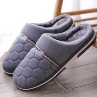 Zapatillas de algodón cálidas para hombre, zapatos informales de talla grande para el hogar, dormitorio, interiores, otoño e invierno, 47, 48, 49, 50 - details 13