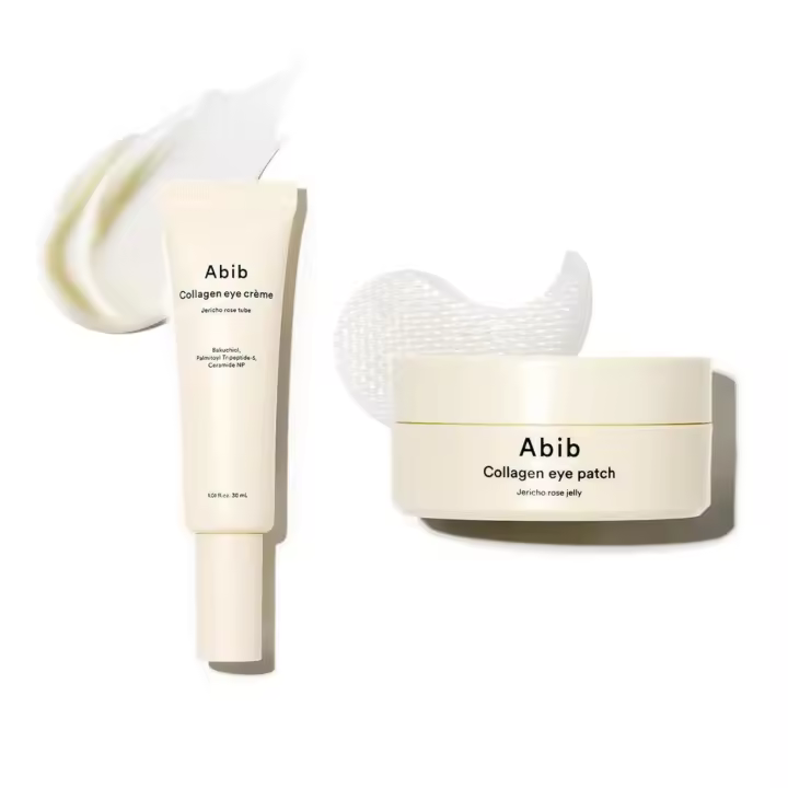 Abib Self Care Gifts Women: Collagen Patch Crme Jericho Rose Tube - Tratamiento antienvejecimiento debajo de los ojos para ojeras y arrugas, - 1