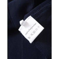 Vestido Mini de Punto con Pliegues 2025 Cuello Redondo, Mangas Cortas, Bolsillos - details 13