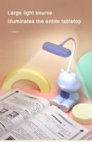Lámpara de escritorio de estudio Led Flexible con forma de gato, creativa, con soporte para teléfono, mesita de noche, lámpara de mesa regulable de Color para habitación de estudiantes y niños - details 2