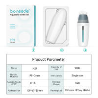 Bio Needle H24 Derma Stamp Titanium Hydra Needle, aguja ajustable eficiente, solución para el rejuvenecimiento de la piel, 10ml, nuevo - details 7