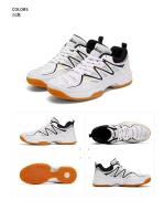Nuevas llegadas de zapatos de tenis de mesa de cuero PU de malla antideslizante y resistente al desgaste, calzado deportivo de bádminton - details 21