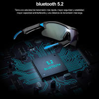 Gafas de sol inteligentes con Bluetooth, auriculares inalámbricos con música para deportes al aire libre, con luz antiazul - details 3