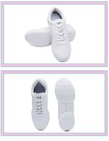 Zapatos blancos para niñas, zapatos de porristas para niñas jóvenes. - details 2