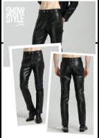Pantalones para hombre joven, nuevo estilo, corte ajustado, diseño adelgazante de gran tamaño, motociclismo - details 8