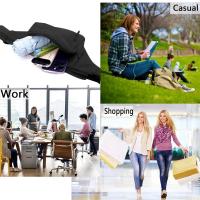 Cintura universal para hombres y mujeres Bolso cruzado de moda de color sólido - details 4