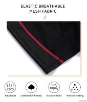 WOSAWE Pantalones Ciclísticos para Hombres Malla Transpirable Comodizada con 5D - details 3