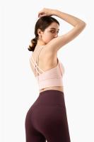 Top de Yoga Transpirable ZHUMU GYM Top de Deportiva de Verano con Espalda Cruzada para Mujeres - details 10
