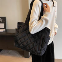 Bolso De Hombro Para Mujer Con Forro Padded Gran Capacidad Bolsa De Viaje Hobo Moda Cierre De Cremallera Capacidad Grande - details 2