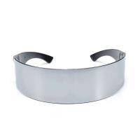 Gafas de sol futuristas para hombres y mujeres, lentes de espejo UV400, lentes láser para fiesta de disfraces - details 3