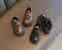 Zapatos de Cuero Negro Moda Clásica para Bodas y Fiestas Suela Gruesa Adecuados para Niños y Niñas - details 9