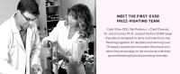 Frizz-fighting team frizz technology humidity-proofing