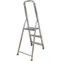Escalera de Aluminio, Multiusos, Antideslizante, Ligera y Resistente, Escalera Doméstica, Fácil Transporte (4 peldaños) - details 15