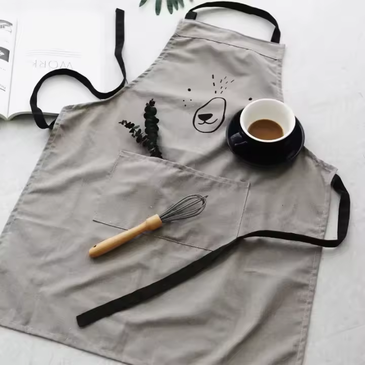 Delantal de Dibujos Animados de Oso Ideal para Cocinar, Barbacoa, Pintura - 1