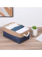 Cesta De Almacenamiento De Ropa Para Bebé Organizador De Lino Plegable Para Calcetines Sujetadores Y Juguetes En Colores Gris Azul Oscuro Café Rosa Beige Verde - details 9