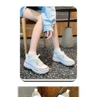 Zapatos De Lona Con Plataforma, Nuevos Zapatos De Aumento Para Niños, Zapatos De Tablero Casuales Negros - details 7
