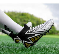 Zapatillas de deporte de tobillo alto para hombre, zapatos de fútbol para niños, tacos largos para exteriores, zapatos de fútbol profesionales, zapatos de calcetín - details 11