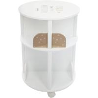 Redonda con Ruedas para organizar Libros – Habitación Infantil (Blanco y Gris) - details 10