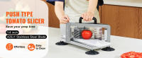 Cortadora de tomates profesional SucceBuy: máquina de acero inoxidable con corte de precisión que ofrece una corte de 1/4 de pulgada para cortar sin problemas tomates, pepinos y plátanos - details 0