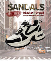 Zapatos negros de talla grande, zapatos versátiles de papá, zapatos blancos de plataforma, zapatos de mujer de cuero genuino - details 1