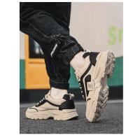 Zapatillas Casuales Para Hombre Con Plataforma Y Cordones Tenis Absorbente De Sudor Vestido Vulcado Estudiante Senderismo Zapatillas Hombre 2024 - details 15