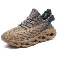 Zapatillas de Correr para Hombres Primavera/Verano Suela de Goma Natural Cordones de Anudado - details 0