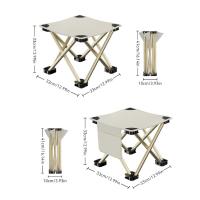 Taburete plegable portátil para exteriores, taburete plegable para acampar, senderismo, playa, viajes, Picnic, asiento de pesca, herramientas, Picnic ultraligero - details 10