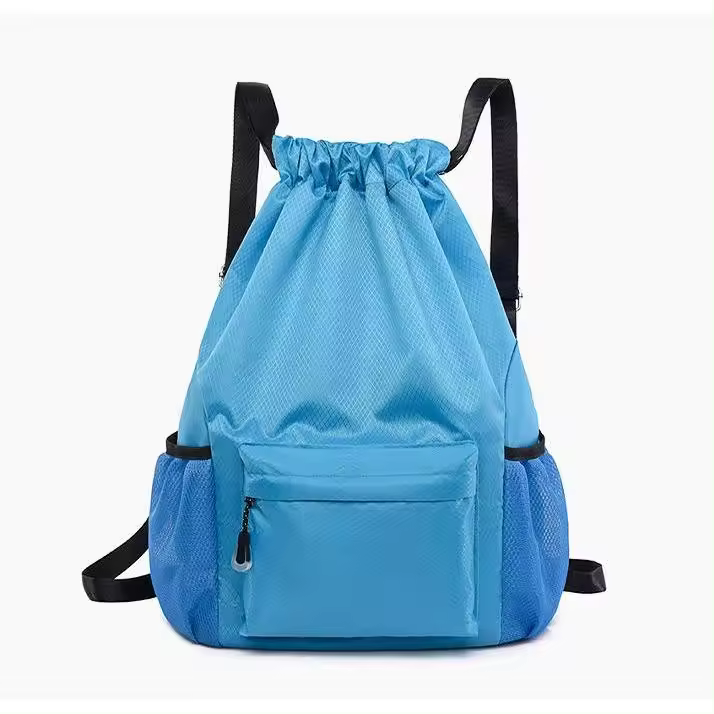Mochila deportiva de natación con cordones, bolsas impermeables de gran capacidad, bolsas de hombro de viaje para estudiantes escolares - 1