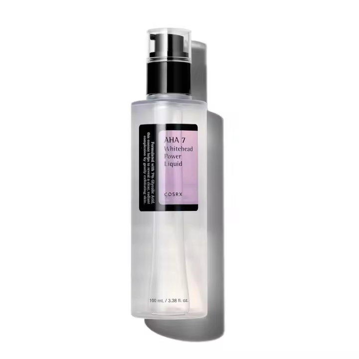 COSRX 7% Ethanol Whitehead Makeup Remover, 3.38 onzas líquidas, tónico exfoliante AHA, adecuado para rostro y cuerpo, reduciendo los poros, - 1