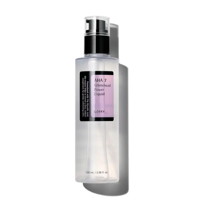 COSRX 7% Ethanol Whitehead Makeup Remover, 3.38 onzas líquidas, tónico exfoliante AHA, adecuado para rostro y cuerpo, reduciendo los poros, - 1