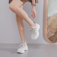 Zapatillas de deporte a la moda para mujer, zapatos informales de malla transpirable con tejido de mosca, suela suave hueca, para exteriores - details 16