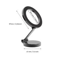 Soporte de Teléfono Móvil Plegable Magnético de Aleación de Zinc Ajustable 360° para iPhone 14, 13, 12 Pro Docks y Soportes Electrónicos - details 1