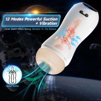 Leten masturbador masculino automático, vibración de succión, masturbador de succión Oral, Juguetes sexuales al vacío de Vagina Real - details 0