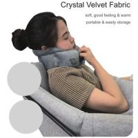 Almohada de viaje inflable en forma de U, almohadilla suave plegable para reposacabezas, ahorra espacio, cómoda almohada para dormir, vértebra Cervical, coche - details 5