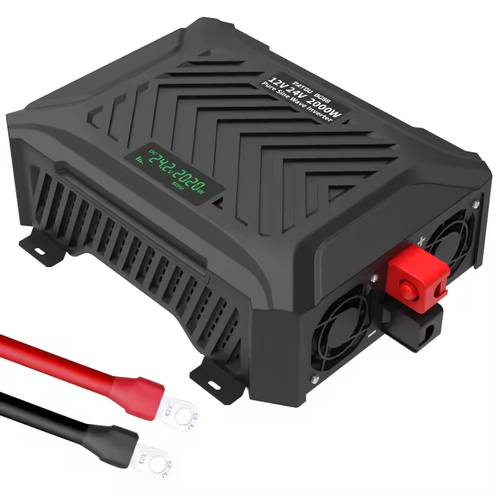 Inversor de Coche de Onda Pura de Alta Eficiencia Autoswitching 12V/24V Potencia Continua de 2000W - 1