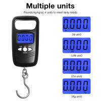 Báscula electrónica portátil de 50KG y 5G, Mini balanza colgante con retroiluminación LCD, báscula Digital de bolsillo, peso de equipaje, balanza de gancho de pesca - details 3