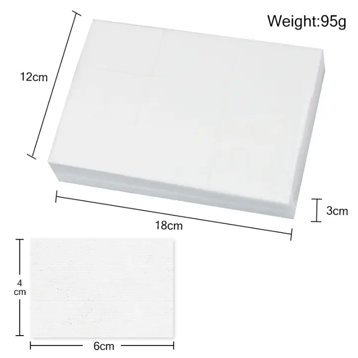 Almohadillas de Limpieza para Uñas Sin Polvo 1000pcs/paquete Removedor de Esmalte de Uñas Gel de limpieza para Uñas Producto de Belleza de Marca Clou Beaute - 1