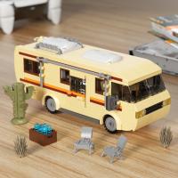 juego de bloques de construcción educativos, vehículo blanco Walter, juguete para niños, regalo de cumpleaños - details 0
