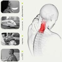 Almohada de viaje inflable en forma de U creativa, cojín de soporte para el cuello suave con presión manual, con bolsa de almacenamiento, almohadilla portátil para reposacabezas de coche - details 17