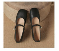 Zapatillas de ballet de piel auténtica, estilo suave de noche, zapatos sencillos - details 29