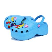 Sandalias clásicas para mujer, zuecos de jardín, zapatos de playa informales, color azul, para el hogar - details 12