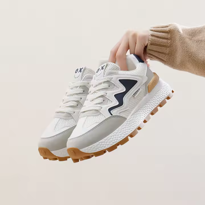Otoño 2024 zapatos blanco nuevo coreano estudiante levantar la parte inferior zapatos deportivos zapatos casuales mujer J6117 - 1