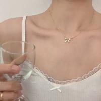 Gift Bow Pendent Sweater Chain Clavicle Chain Niche Design Korean Style Necklace Fashion Jewelry Girl Choker Women Necklace - details 3