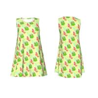Vestido Duo de búho sin mangas informal para mujer, divertido pájaro verde, viajes personalizados, D-Duogos - details 10