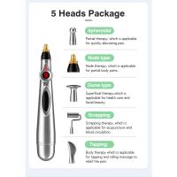 Massajeador Eléctrico De Puntos De Acupuntura Para Meridianos Massajeador De Energía Meridiana Alivio Del Dolor Terapia Para Espalda Cuello Rostro Herramienta De Belleza - details 7